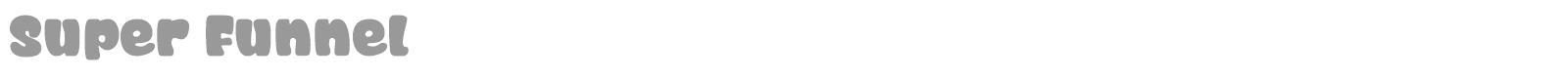 Super Funnel font preview